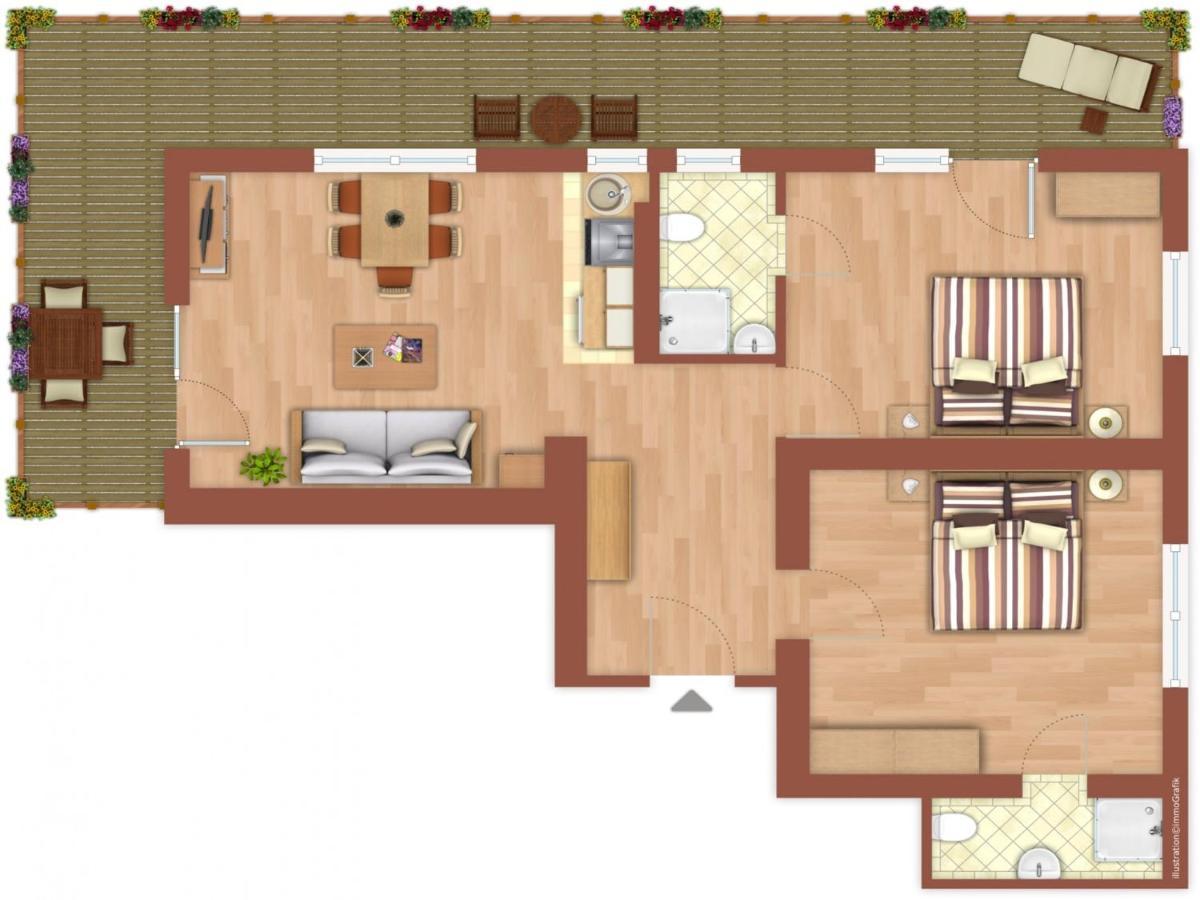 Rosenhof Am See Ferienwohnung Seerosensuite Thiersee Εξωτερικό φωτογραφία